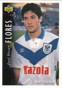 Jose Oscar Flores Velez Sarsfield 1995 Upper Deck Futbol Argentina #95